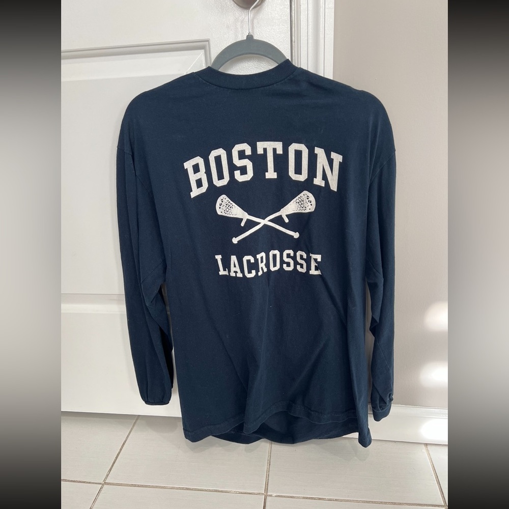 Long Sleeve Navy Tee-Shirt From J Galt. One Size Fits All
